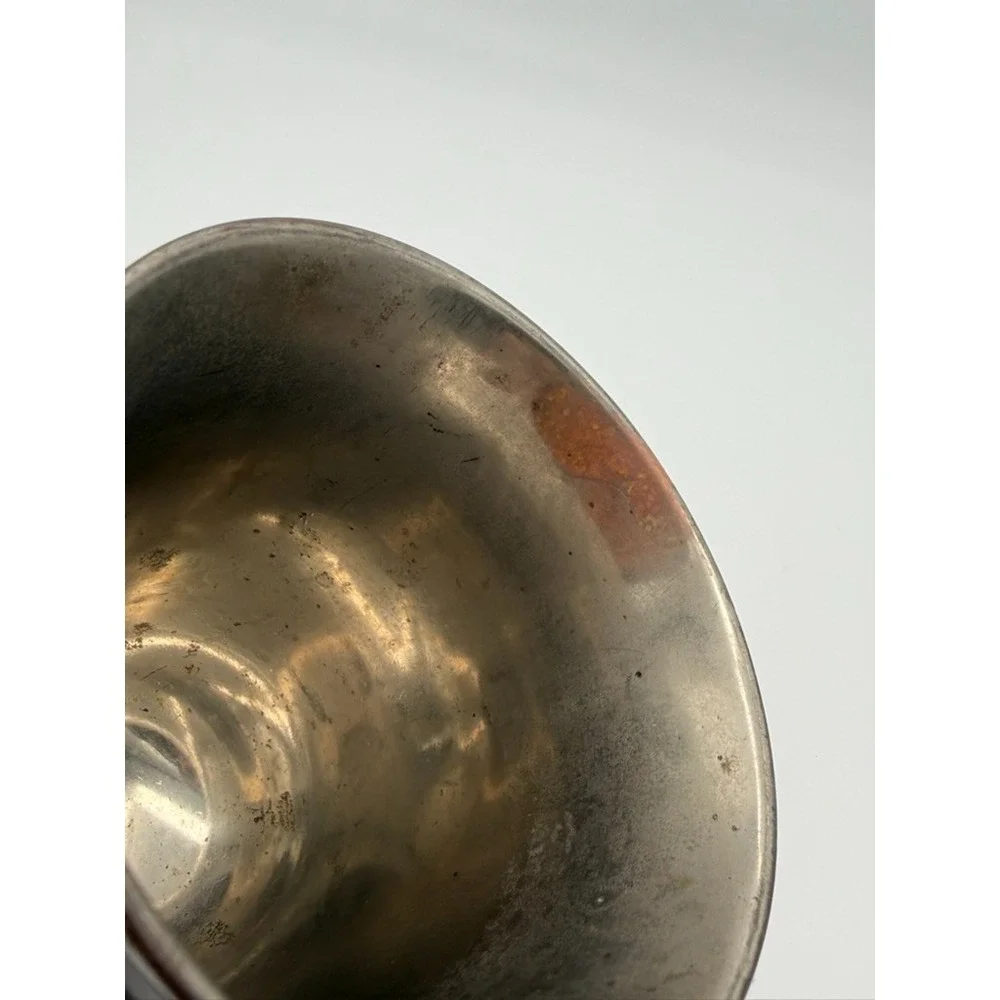 Vintage Brass Goblet Chalice 6